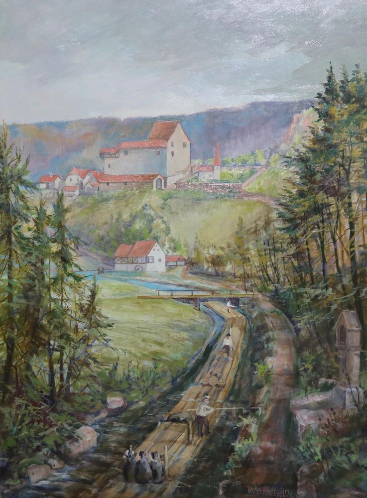 Große Abbildung Nr.1: 131-2609 Burg Rabeneck: (Deutschland, Pforzheim)