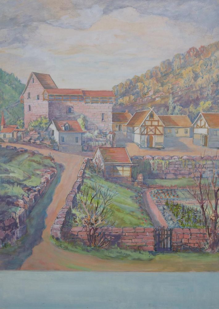 Große Abbildung Nr.1: 131-2610 Burg Rabeneck: (Deutschland, Pforzheim)