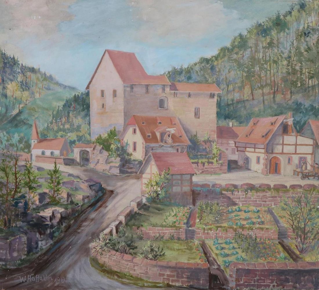 Große Abbildung Nr.1: 131-2611 Burg Rabeneck: (Deutschland, Pforzheim)