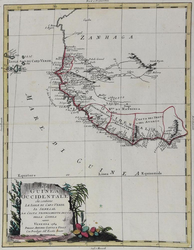 Große Abbildung Nr.1: 131-2651 Guina, Nubien u. Abessinien.: (Ausland, Afrika)