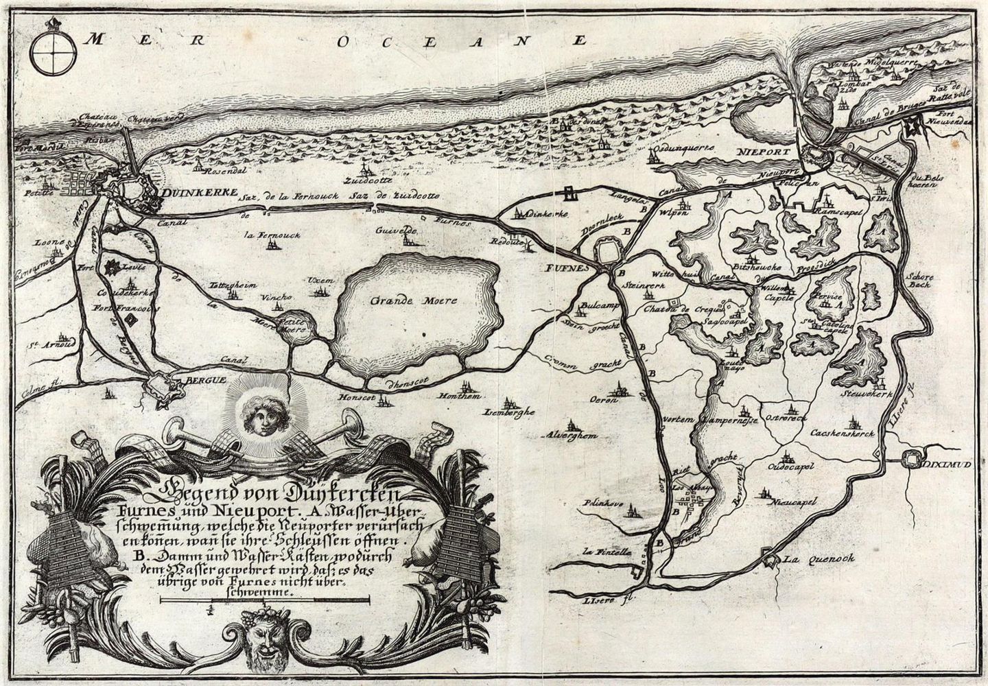 Große Abbildung Nr.1: 131-2672 Dünkirchen, Veurne u. Nieuwpoort.: (Ausland, Belgien)