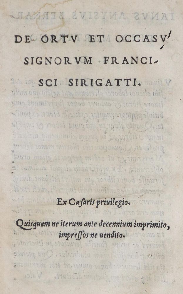 Große Abbildung Nr.1: 131-271 Sirigatti,F.: (Alte Drucke, Handschriften und Theologie)