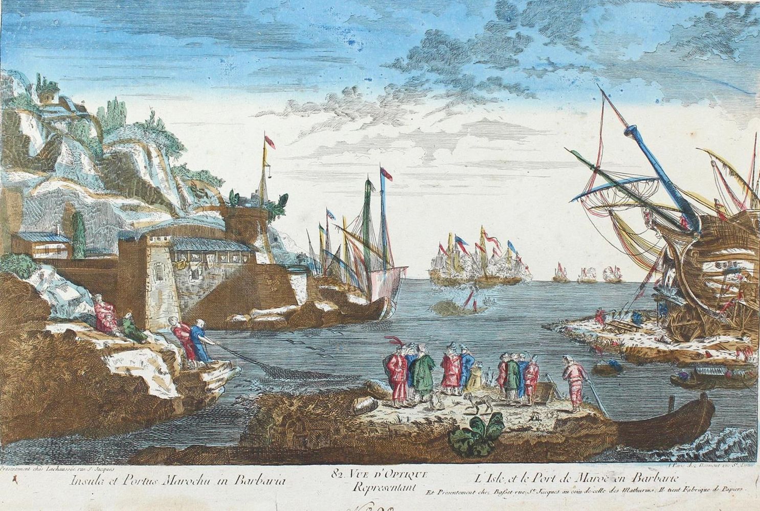 Große Abbildung Nr.1: 131-2736 Portus Marochu.: (Ausland, Marokko)