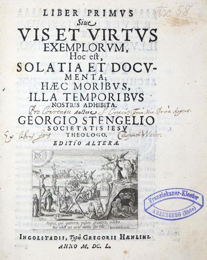Große Abbildung Nr.1: 131-276 Stengel,G.: (Alte Drucke, Handschriften und Theologie)