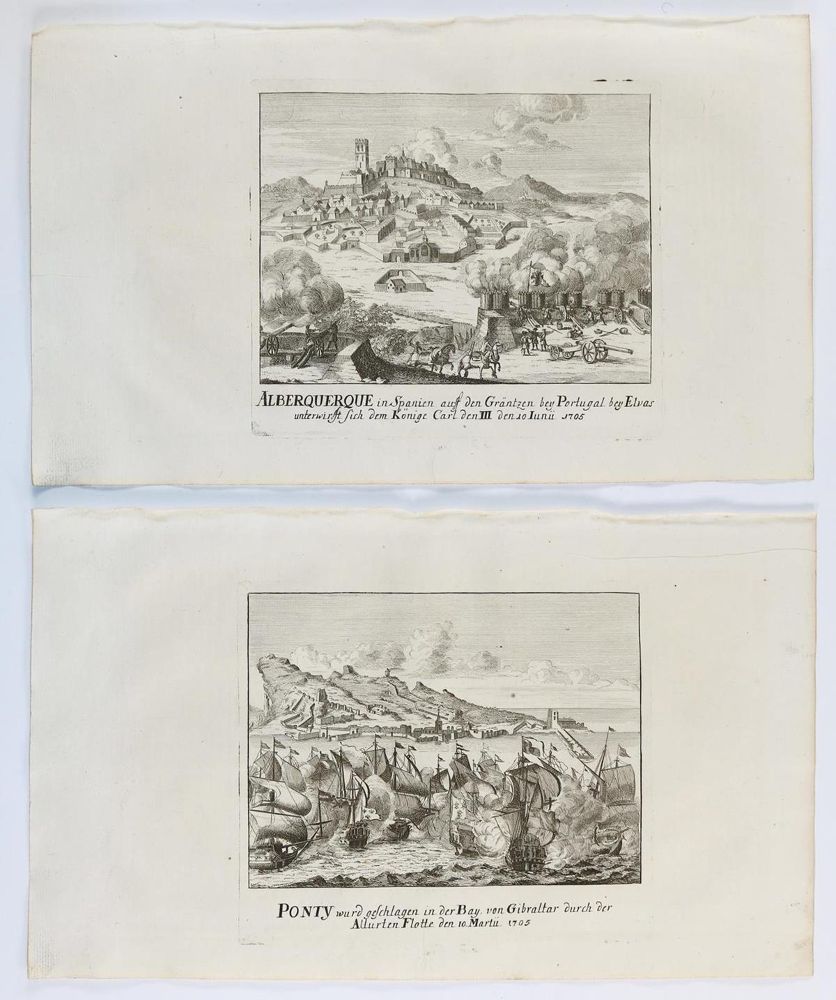 Große Abbildung Nr.1: 131-2787 Gibraltar u. Albuquerque.: (Ausland, Spanien)