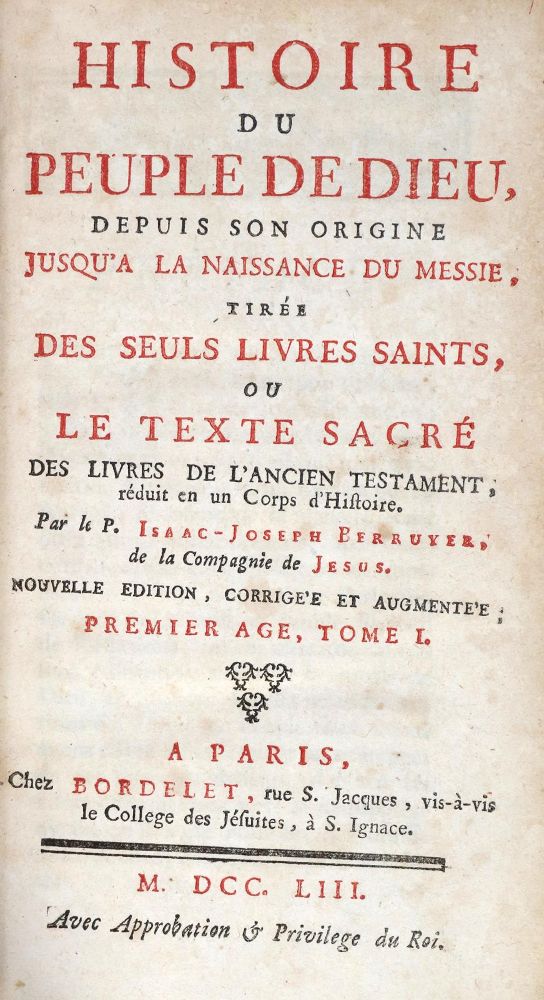 Große Abbildung Nr.1: 131-28 Berruyer,I.J.: (Alte Drucke, Handschriften und Theologie)