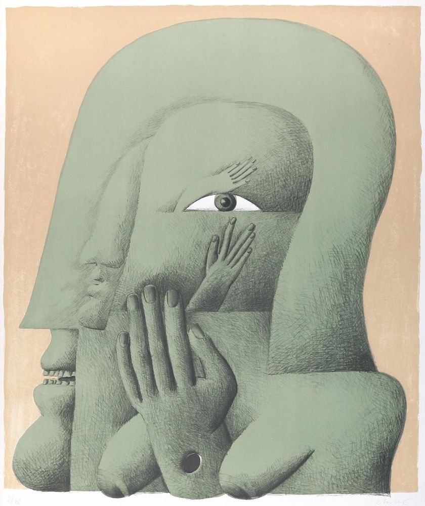 Große Abbildung Nr.1: 131-2896 Antes, Horst: (Künstlergraphik)