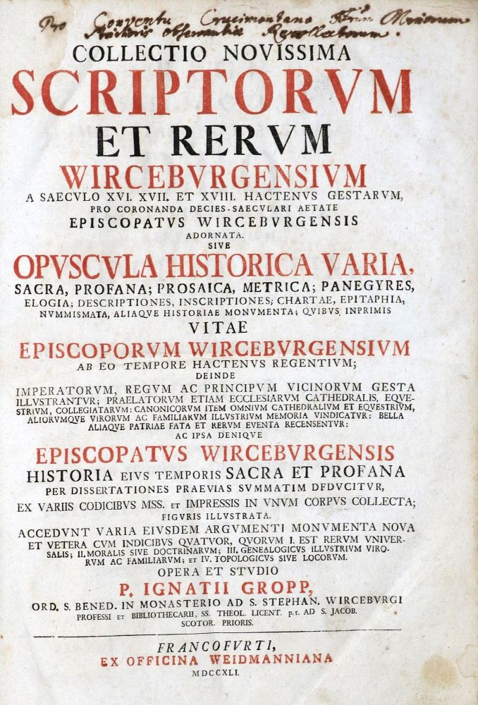 Große Abbildung Nr.1: 131-293 Gropp,I.: (Würzburg)