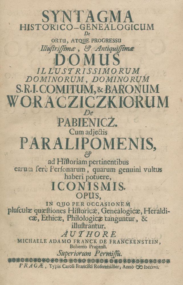 Große Abbildung Nr.1: 131-297 Franck von Franckenstein,M.A.: (Genealogie und Heraldik)