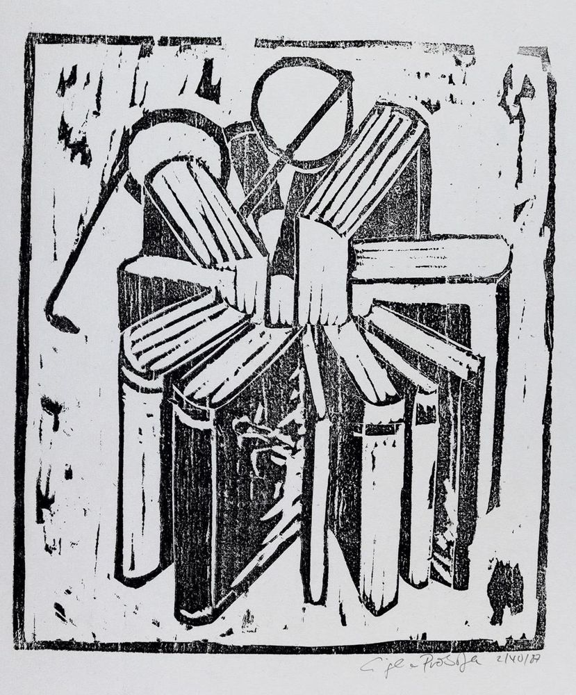 Große Abbildung Nr.1: 131-2977 Buchdarstellungen.: (Künstlergraphik)