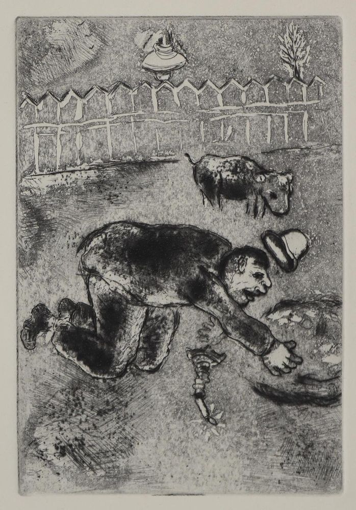 Große Abbildung Nr.3: 131-2993 Giraudoux,J. u.a.: (Künstlergraphik, Chagall, 15 Radierungen in:)