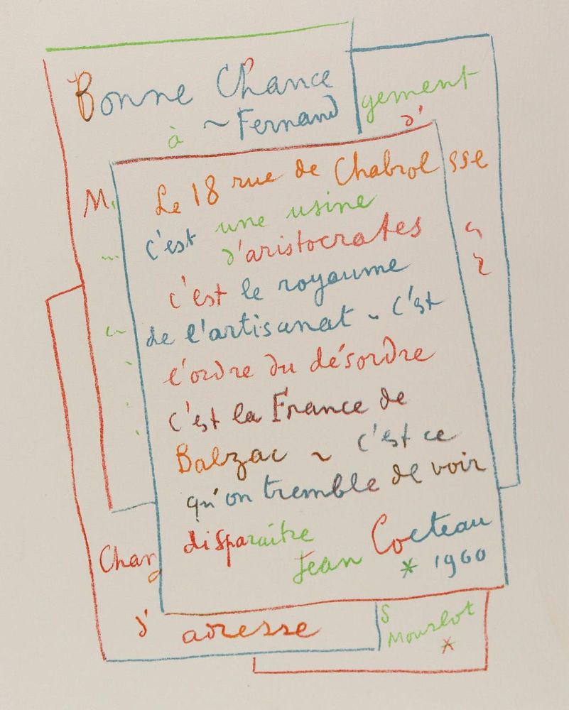 Große Abbildung Nr.5: 131-3003 Cocteau, Jean: (Künstlergraphik)