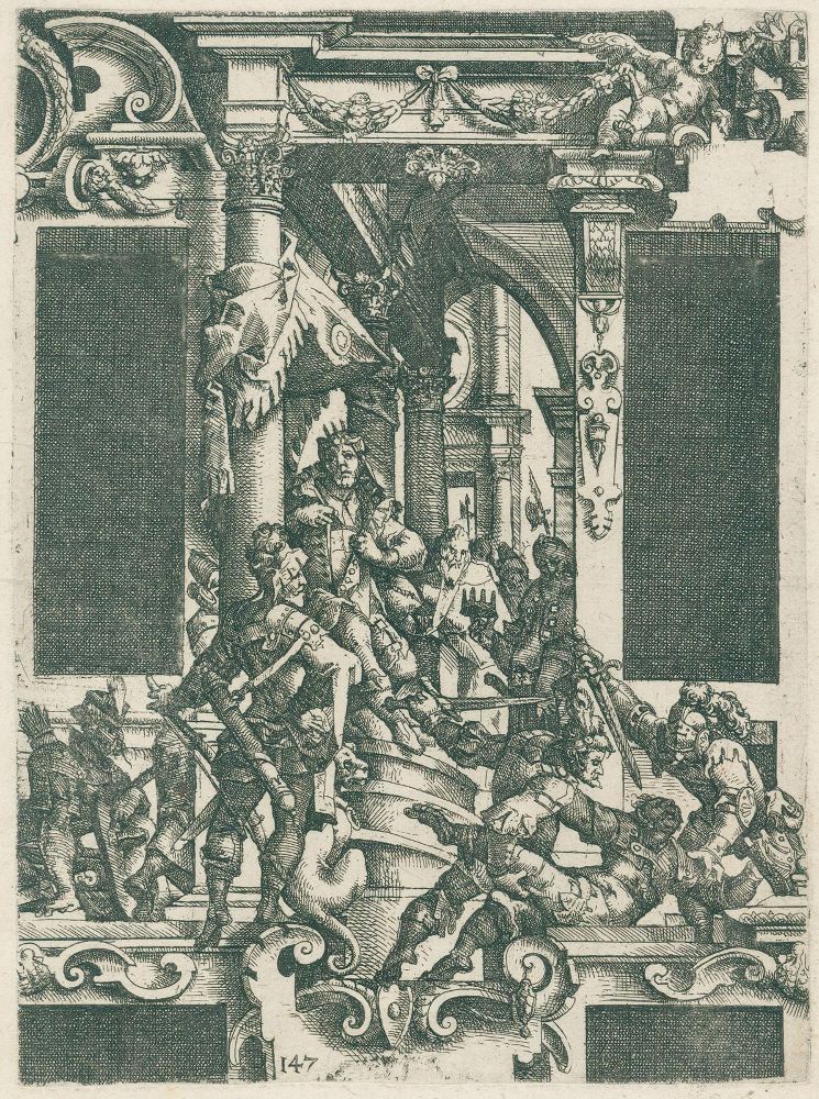 Große Abbildung Nr.1: 131-3052 Dietterlin, Wendel d. Ä.: (Künstlergraphik)