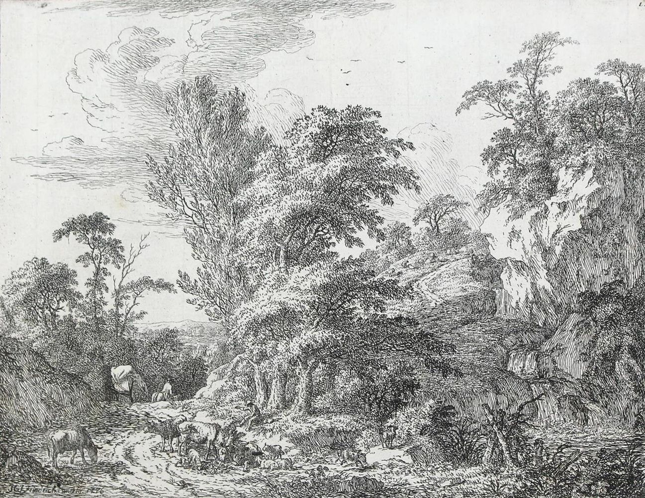 Große Abbildung Nr.1: 131-3135 Friedrich, Johann Christian Jacob: (Künstlergraphik)