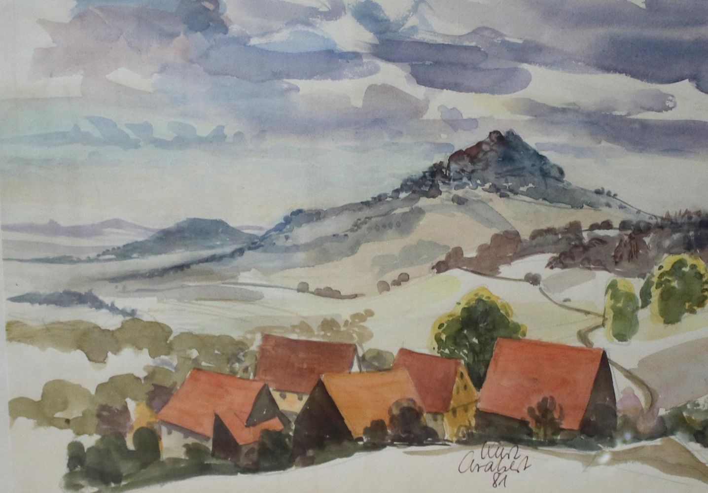 Große Abbildung Nr.2: 131-3176 Grabert, Kurt: (Künstlergraphik)