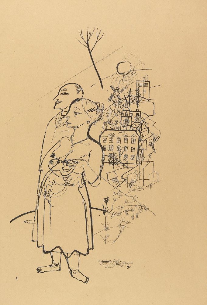 Große Abbildung Nr.1: 131-3185 Grosz, Georges: (Künstlergraphik)