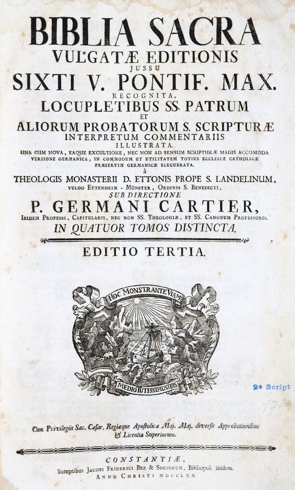 Große Abbildung Nr.1: 131-32 Biblia: (Bibeln)