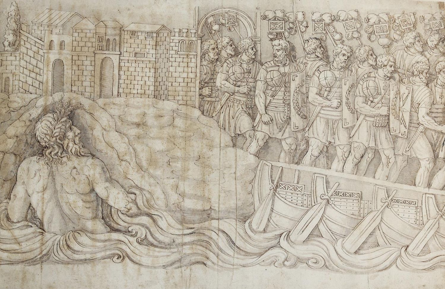 Große Abbildung Nr.1: 131-3253 Italien.: (Künstlergraphik)