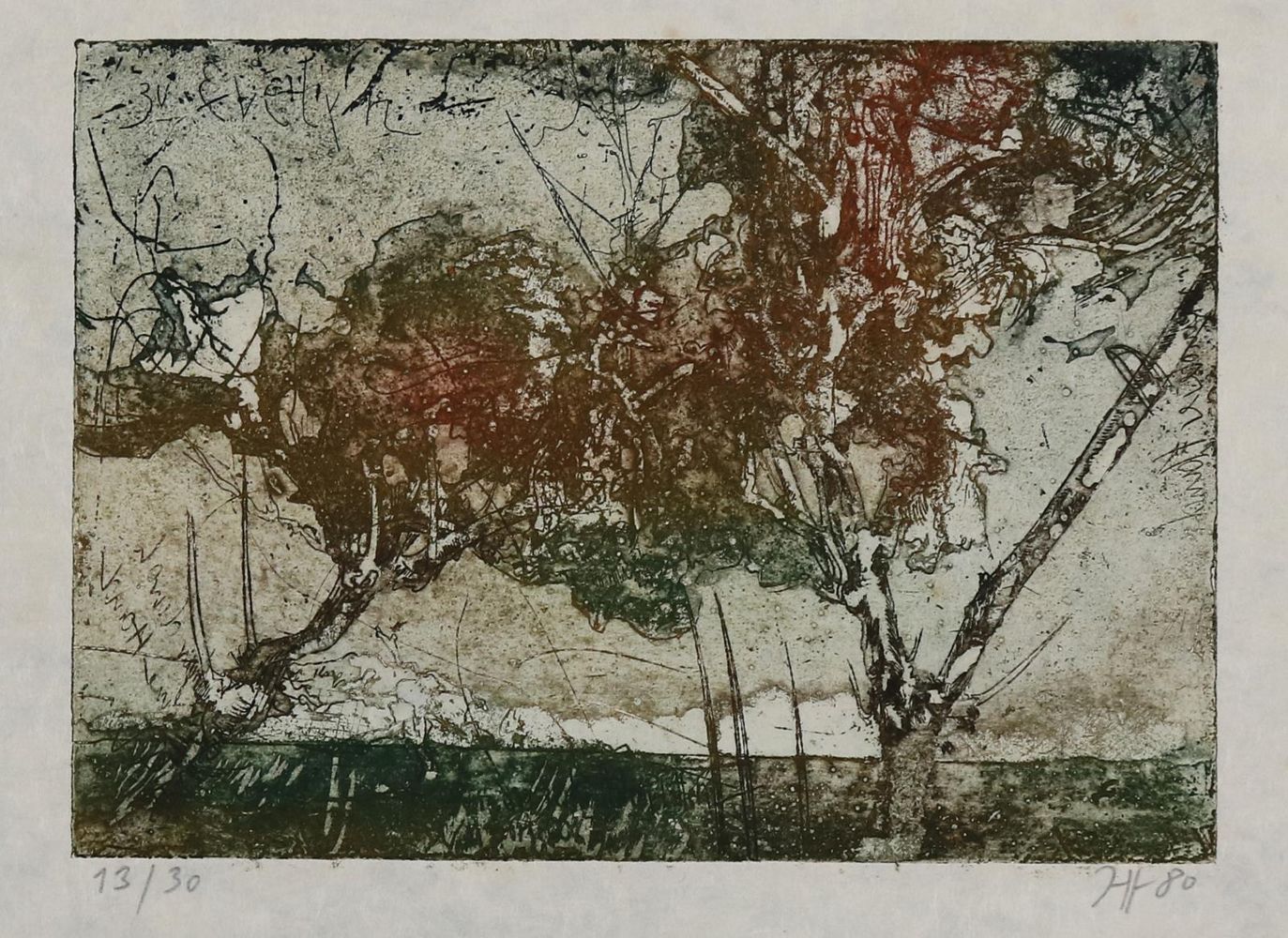 Große Abbildung Nr.2: 131-3258 Janssen, Horst: (Künstlergraphik)