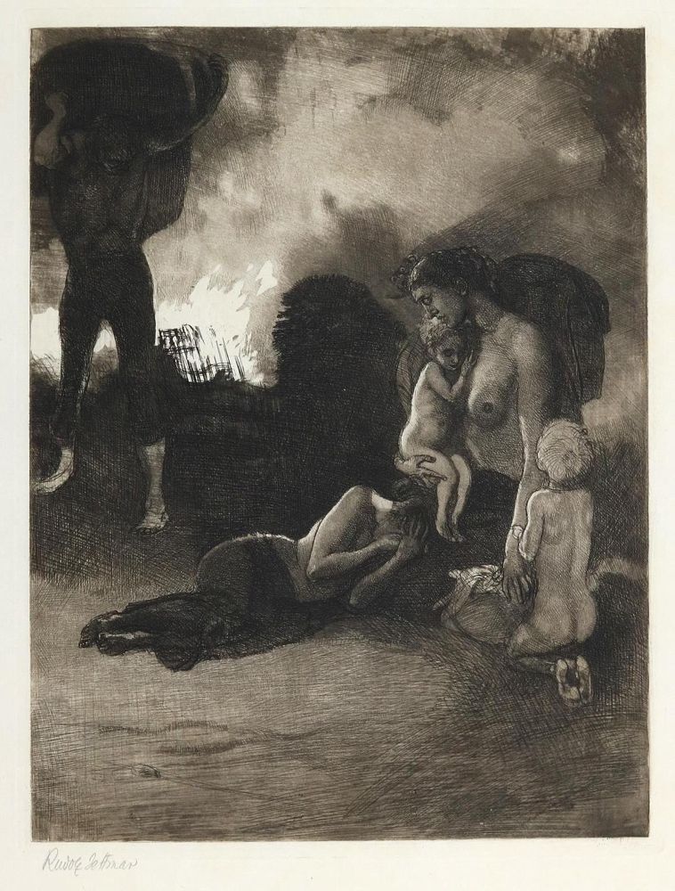 Große Abbildung Nr.2: 131-3277 Jettmar, Rudolf: (Künstlergraphik)