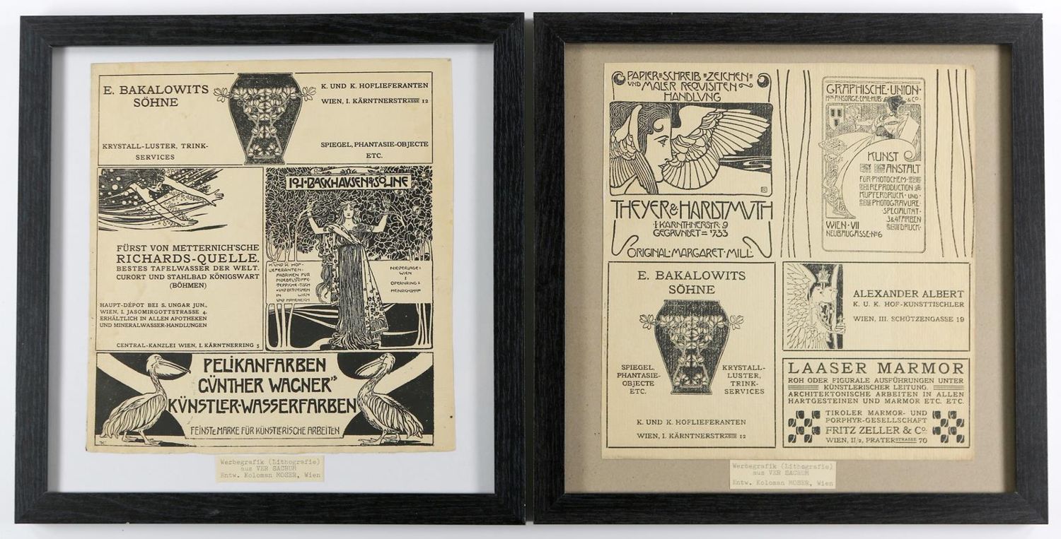Große Abbildung Nr.2: 131-3285 Moser, Koloman: (Künstlergraphik, Jugendstil)