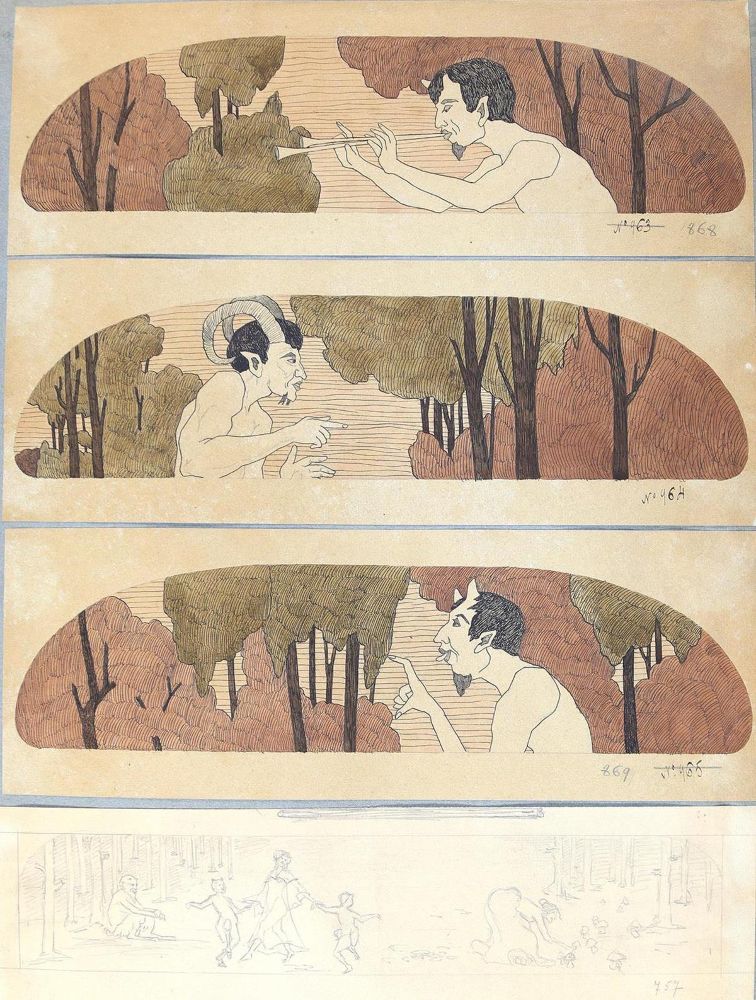 Große Abbildung Nr.13: 131-3286 Jugendstil.: (Künstlergraphik)