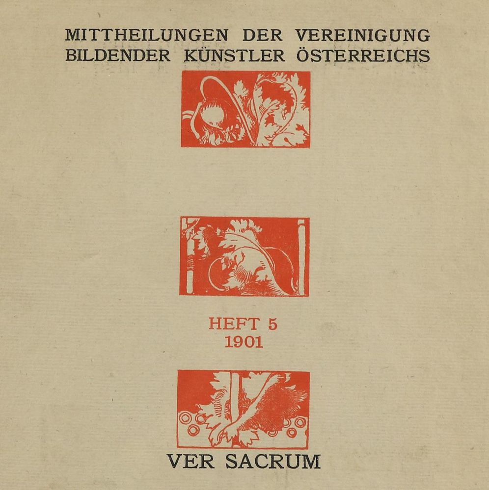 Große Abbildung Nr.1: 131-3287 Ver Sacrum.: (Künstlergraphik, Jugendstil)