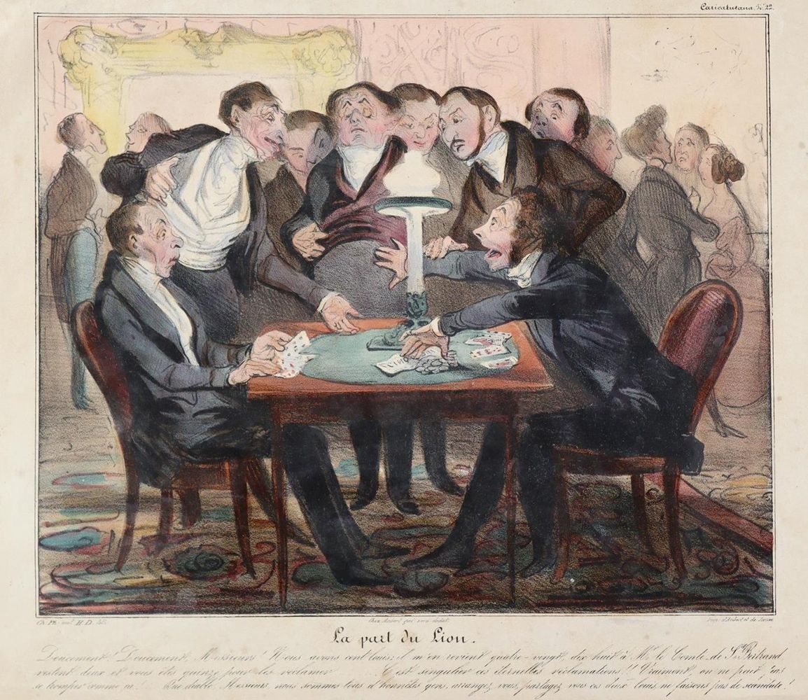 Große Abbildung Nr.1: 131-3295 Daumier, Honoré: (Künstlergraphik, Karikatur)