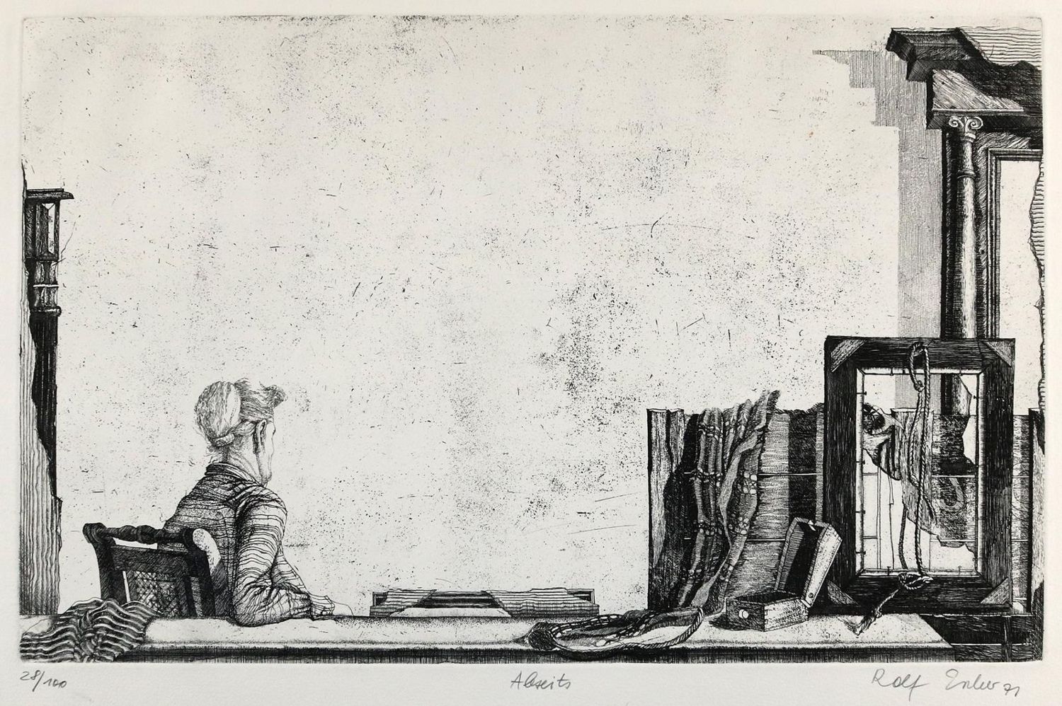 Große Abbildung Nr.2: 131-3371 Kunz, Hugo: (Künstlergraphik)