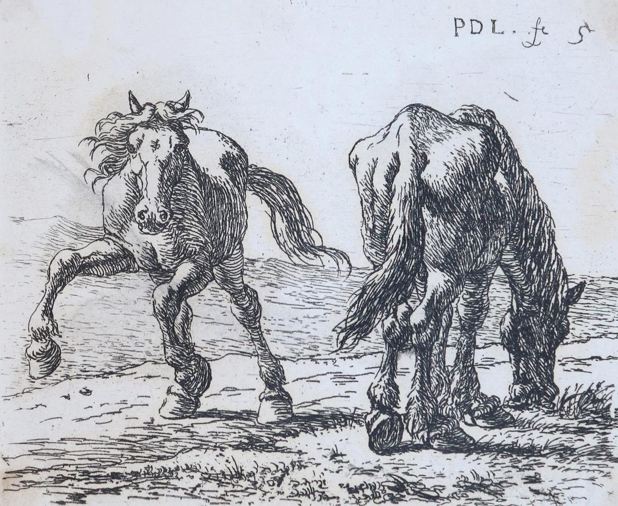 Große Abbildung Nr.1: 131-3375 Laer, Pieter Jacobsz van: (Künstlergraphik)