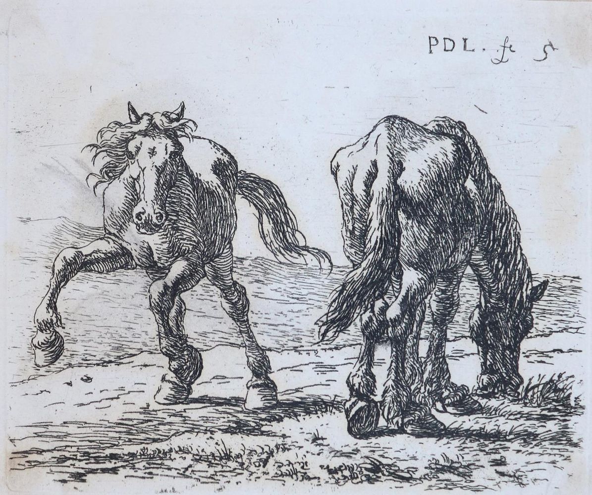 Große Abbildung Nr.1: 131-3376 Laer, Pieter Jacobsz van: (Künstlergraphik)