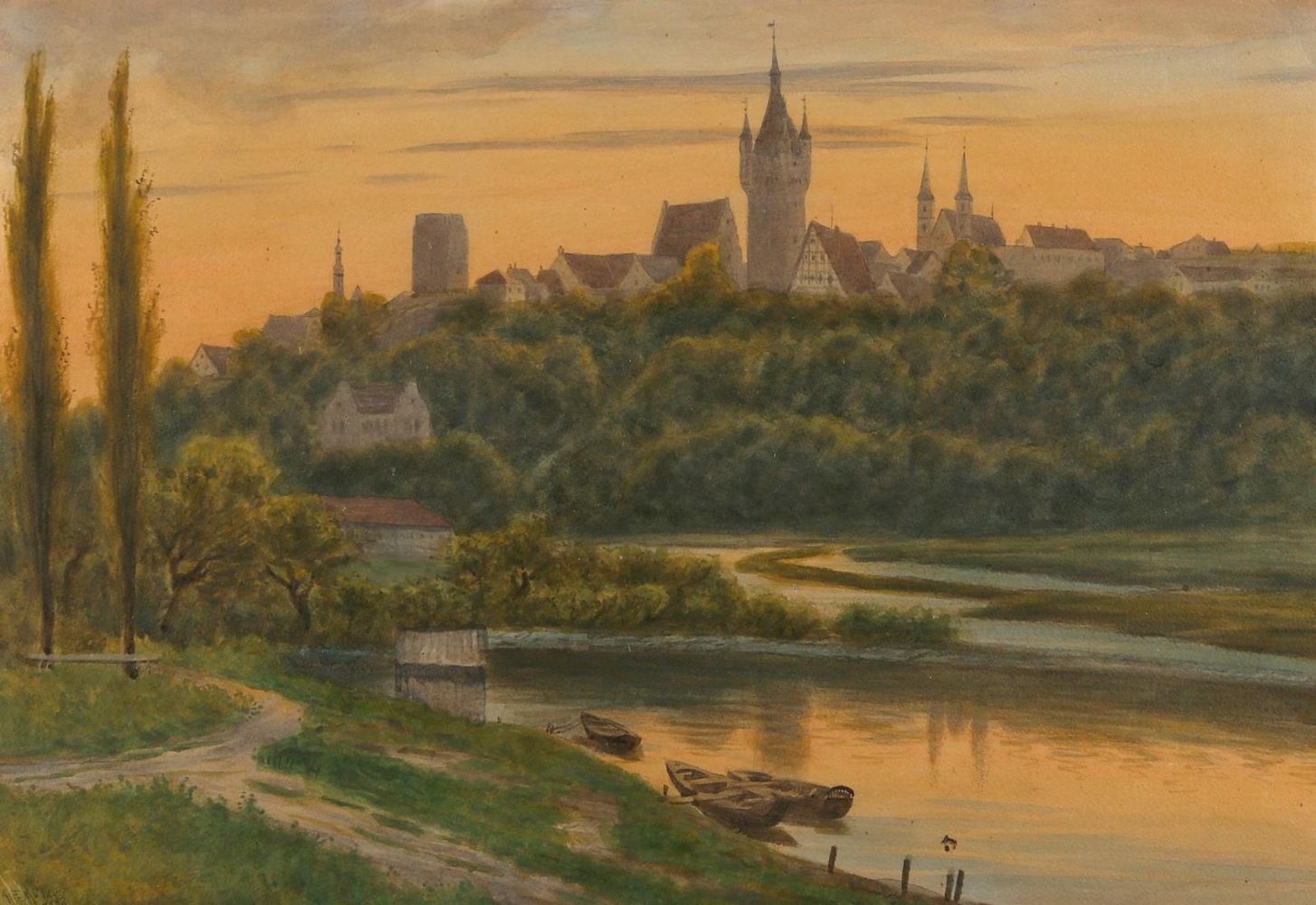 Große Abbildung Nr.1: 131-3380 Landschaften.: (Künstlergraphik)