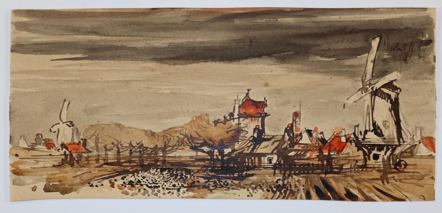 Große Abbildung Nr.2: 131-3380 Landschaften.: (Künstlergraphik)