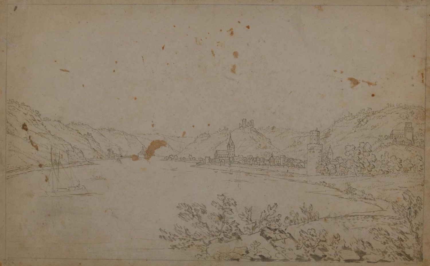 Große Abbildung Nr.5: 131-3380 Landschaften.: (Künstlergraphik)