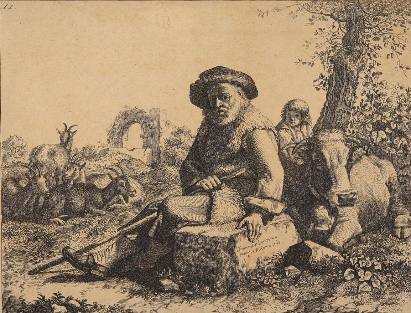 Große Abbildung Nr.1: 131-3407 Londonio, Francesco: (Künstlergraphik)