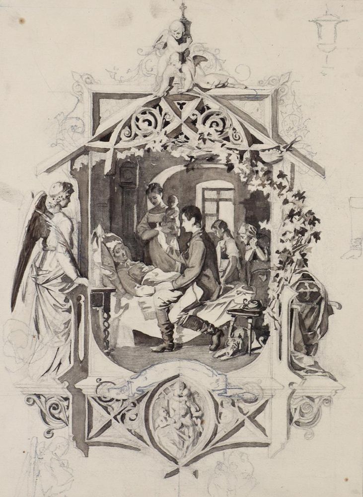 Große Abbildung Nr.1: 131-3433 Machold, Joseph: (Künstlergraphik)