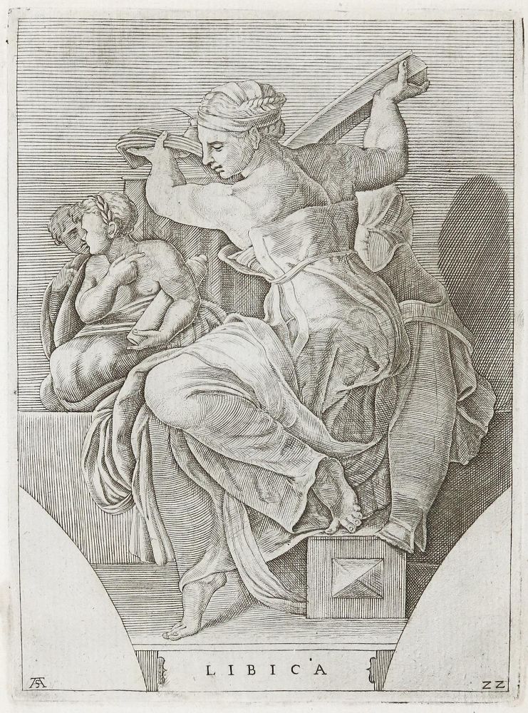 Große Abbildung Nr.3: 131-3455 Scultori, Adamo: (Künstlergraphik, Michelangelo)