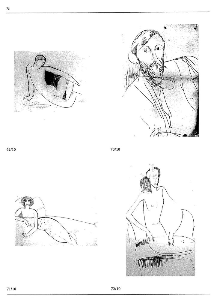 Große Abbildung Nr.10: 131-3459 Modigliani, Amedeo (Künstlergraphik)