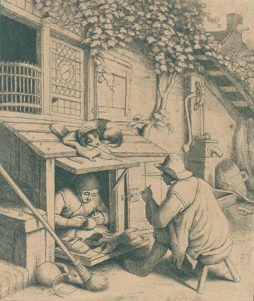 Große Abbildung Nr.1: 131-3501 Ostade, Adriaen van: (Künstlergraphik)