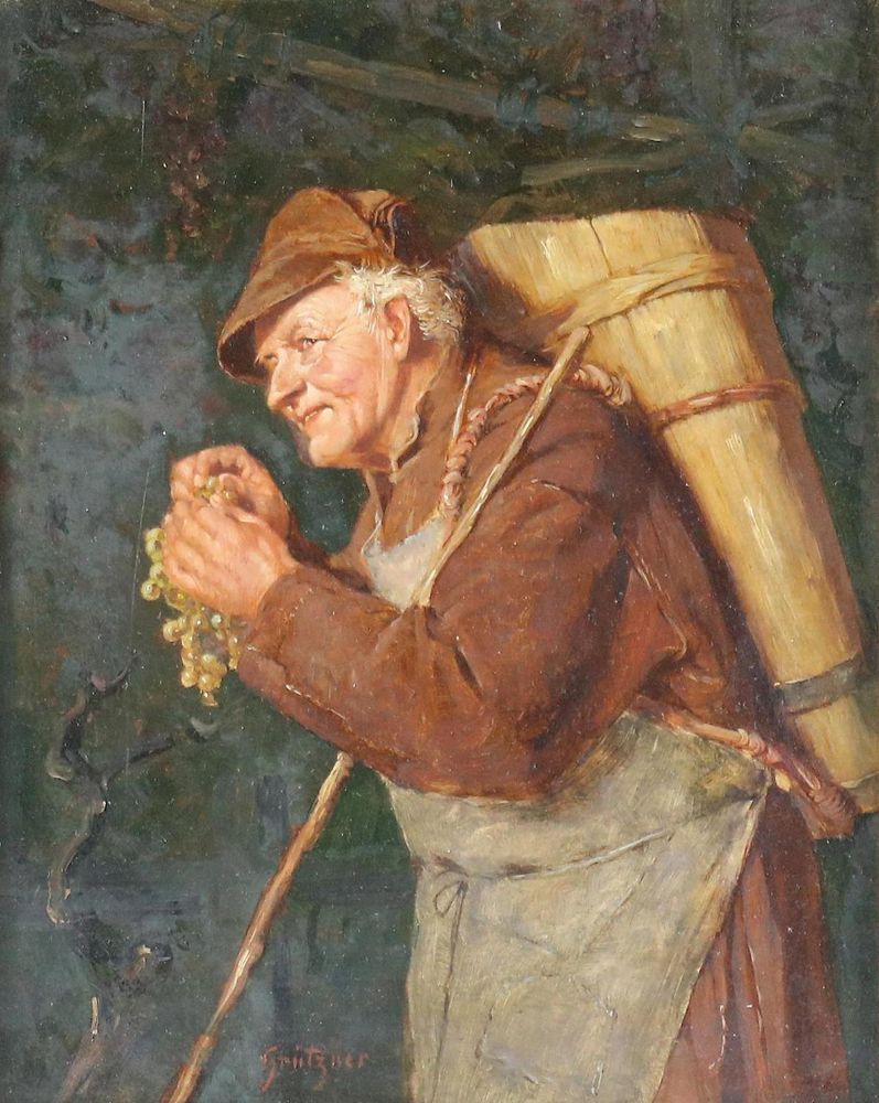 Große Abbildung Nr.1: 131-3541 Grützner, Eduard von: (Künstlergraphik, Porträtsammlung)