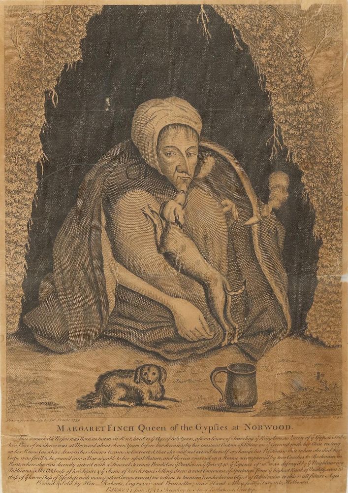 Große Abbildung Nr.1: 131-3544 Margaret Finch: (Künstlergraphik, Portrait)