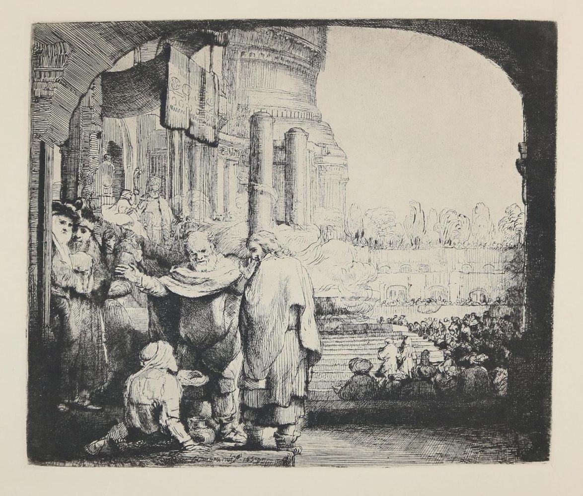 Große Abbildung Nr.25: 131-3574 Rembrandt, Harmensz van Rijn: (Künstlergraphik)