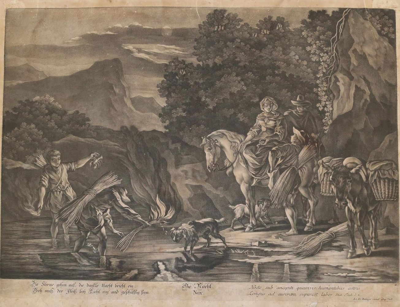 Große Abbildung Nr.2: 131-3605 Ridinger, Johann Elias: (Künstlergraphik)