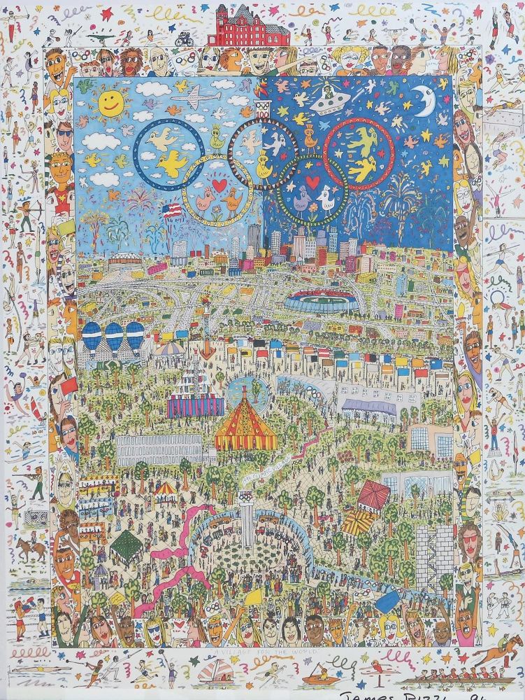 Große Abbildung Nr.1: 131-3616 Rizzi, James: (Künstlergraphik)