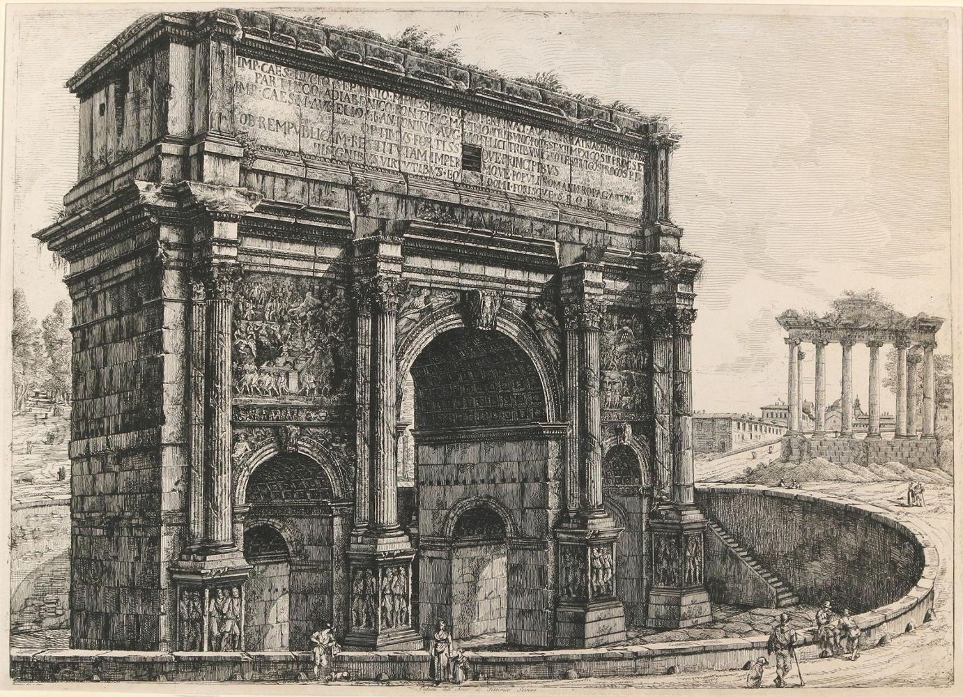 Große Abbildung Nr.4: 131-3624 Rossini, Luigi: (Künstlergraphik)