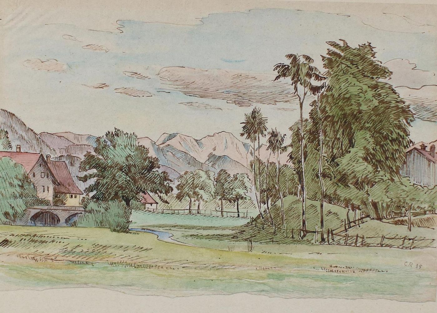 Große Abbildung Nr.1: 131-3633 Rühle, Clara: (Künstlergraphik)