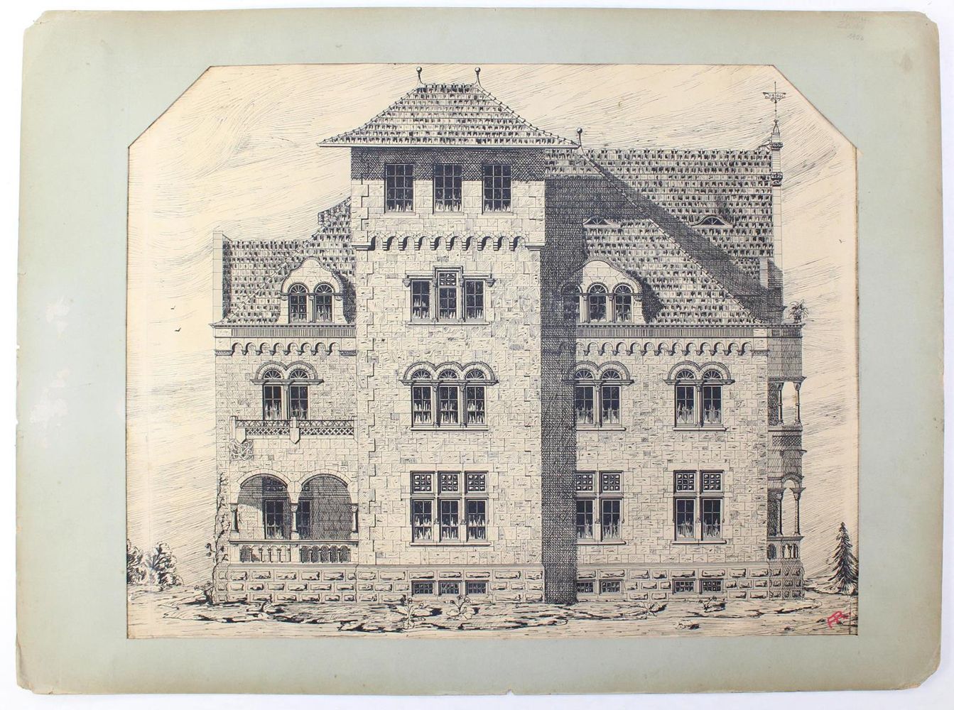Große Abbildung Nr.2: 131-3634 Rütschi, A.: (Künstlergraphik)