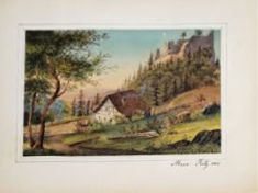 Große Abbildung Nr.1: 131-3688 Karlsruhe.: (Künstlergraphik, Schrickel)