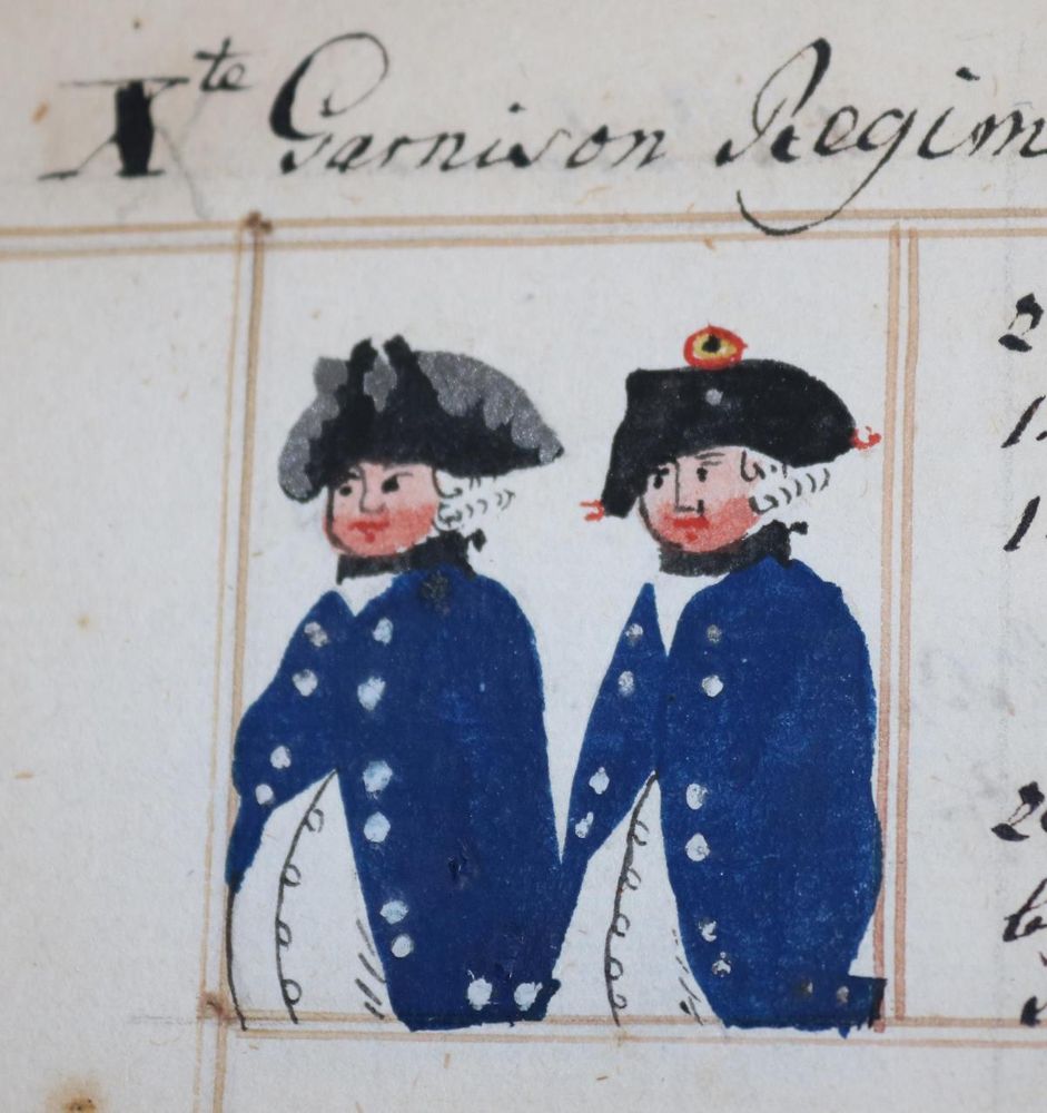 Große Abbildung Nr.5: 131-395 Geschichte aller Königlichen Preussischen Regimentern und Bataillons...: (Militaria, Handschriften)