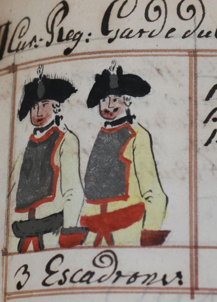 Große Abbildung Nr.9: 131-395 Geschichte aller Königlichen Preussischen Regimentern und Bataillons...: (Militaria, Handschriften)